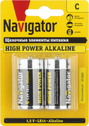 Элемент питания Navigator 94 754 NBT-NE-LR14-BP2