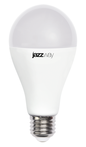 Лампа светодиодная PLED-LX A60 20w E27 3000K  Jazzway