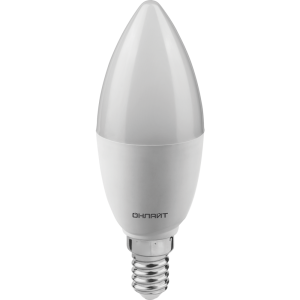 Лампа светодиодная ОНЛАЙТ 90 056 OLL-C37-12-230-6.5K-E14-FR