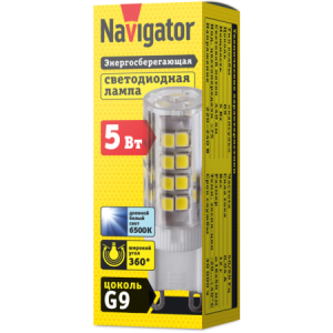Лампа Navigator 14 011 NLL-P-G9-5-230-6.5K