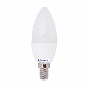 Лампа светодиодная General GLDEN-CF-B-7-230-E14-6500К